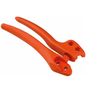Original Löwe - 1 paar plastist käepidemeid käepideme kuju 04 (sissepoole kaardus) - nr. 11.004/07
